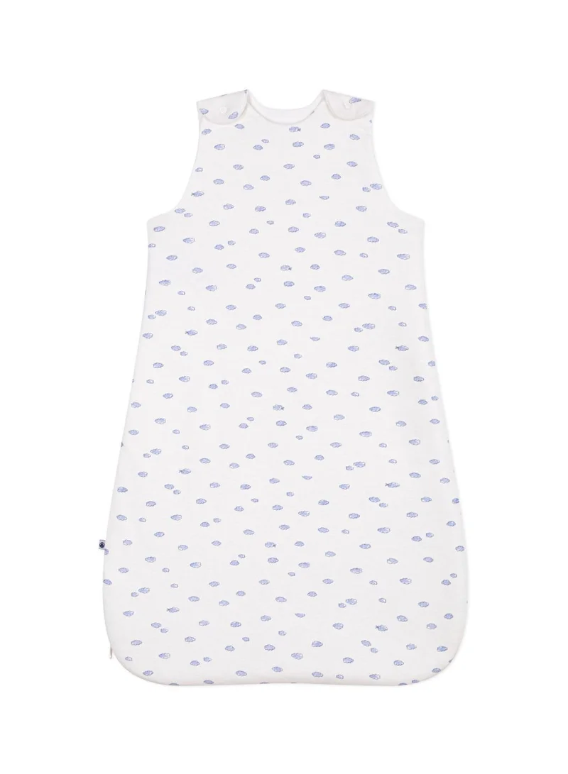 Petit Bateau Babies' 1.5 TOG cloud print cotton sleeping bag